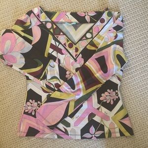 Emilio Pucci v neck top